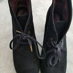 Indigo by Clarks suede booties